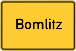 Place name sign Bomlitz