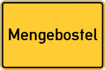 Place name sign Mengebostel
