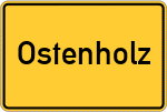 Place name sign Ostenholz