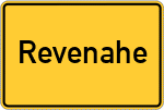Place name sign Revenahe