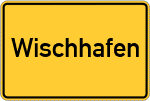Place name sign Wischhafen