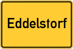 Place name sign Eddelstorf