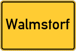 Place name sign Walmstorf