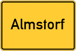 Place name sign Almstorf