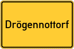 Place name sign Drögennottorf