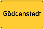 Place name sign Göddenstedt