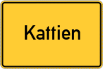 Place name sign Kattien