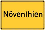 Place name sign Növenthien