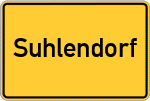 Place name sign Suhlendorf