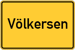 Place name sign Völkersen