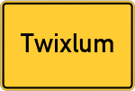 Place name sign Twixlum