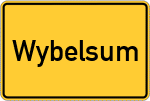 Place name sign Wybelsum