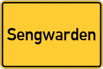 Place name sign Sengwarden