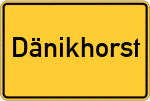 Place name sign Dänikhorst