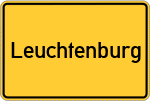 Place name sign Leuchtenburg