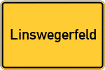 Place name sign Linswegerfeld