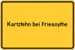 Place name sign Kartzfehn bei Friesoythe