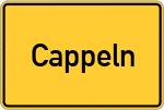 Place name sign Cappeln