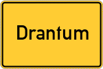 Place name sign Drantum, Gemeinde Emstek