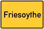 Place name sign Friesoythe