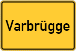 Place name sign Varbrügge