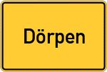 Place name sign Dörpen