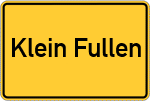 Place name sign Klein Fullen