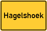 Place name sign Hagelshoek