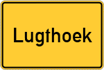 Place name sign Lugthoek, Dinkel