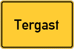 Place name sign Tergast