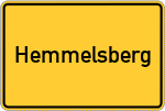 Place name sign Hemmelsberg