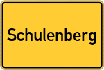 Place name sign Schulenberg