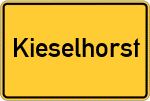 Place name sign Kieselhorst