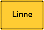 Place name sign Linne