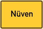 Place name sign Nüven