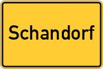 Place name sign Schandorf