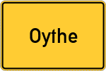 Place name sign Oythe
