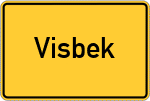 Place name sign Visbek