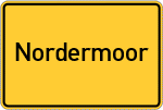 Place name sign Nordermoor