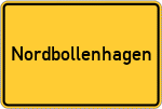 Place name sign Nordbollenhagen