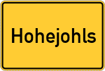 Place name sign Hohejohls, Ostfriesland