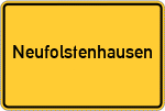 Place name sign Neufolstenhausen
