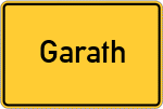 Place name sign Garath