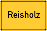 Place name sign Reisholz