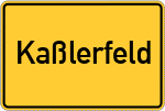 Place name sign Kaßlerfeld