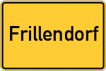 Place name sign Frillendorf