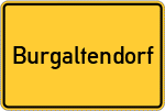 Place name sign Burgaltendorf