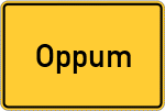Place name sign Oppum