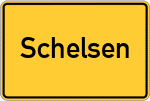 Place name sign Schelsen