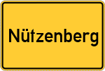 Place name sign Nützenberg